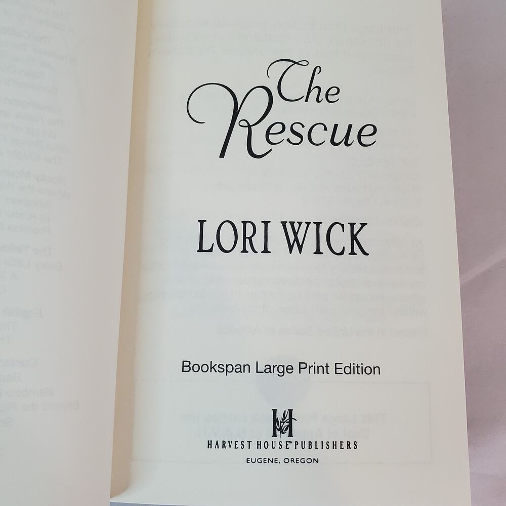 Lot Of 2 The English Garden Series Books 2-3 Lori Wick Large Print Hardcover DJ - Picture 5 of 15